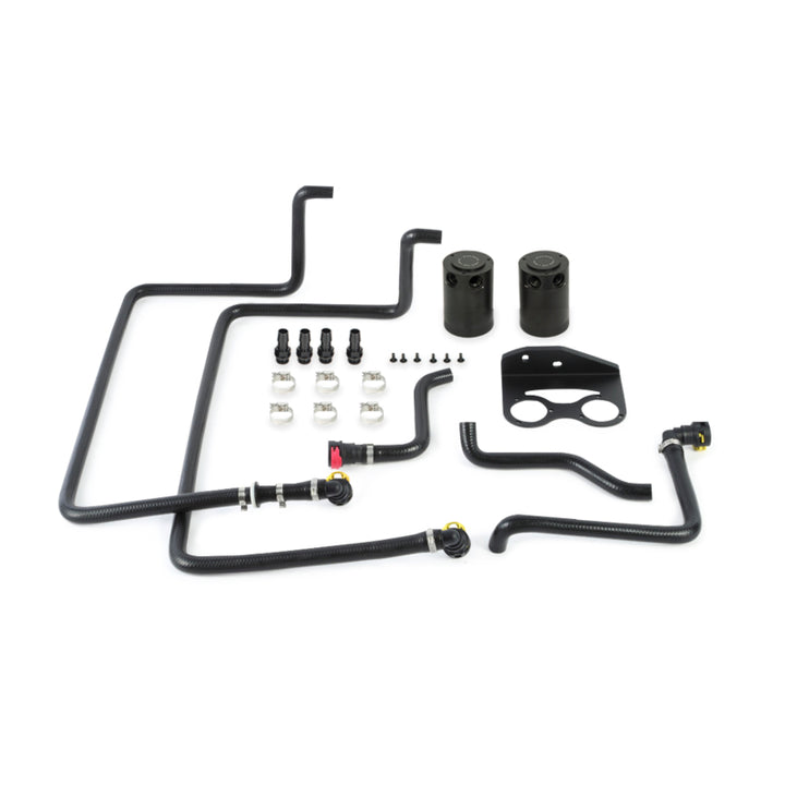AEM Oil Catch Can Kit Baffled Black 15-16 Ford F-150 3.5L - OneFastShop