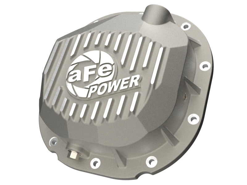 aFe 90-14 Ford F-150 Rear Differential Cover - Raw With Machined Fins