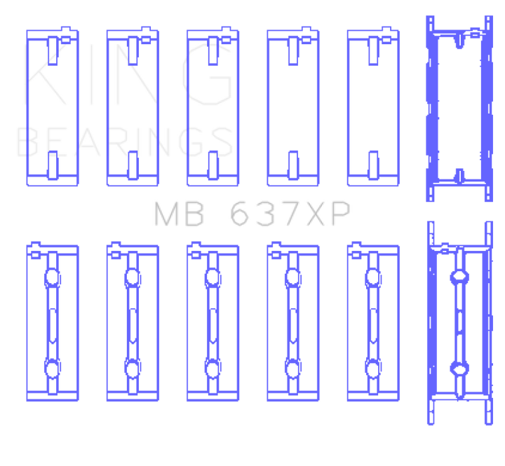 King Engine Bearings Crankshaft Main Bearings Size STD for BMW M5 M6 2006-2010