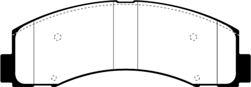 EBC Extra Duty Front Brake Pads for 2018+ Ford F-150 2.7L Twin Turbo 2WD - OneFastShop