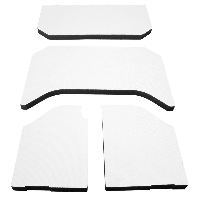 DEI Boom Mat Headliner White 4-Piece - Jeep Wrangler JK 4-Door 2011-2018