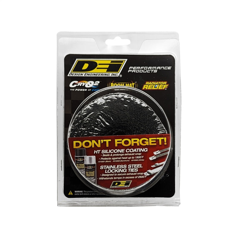 DEI Exhaust Wrap 2in x 25ft - Black Titanium, view 8