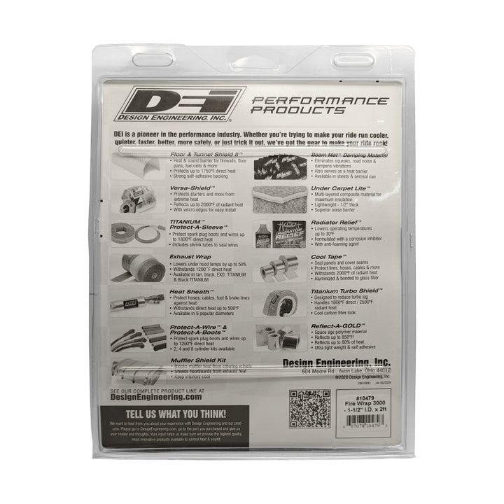 DEI Fire Wrap 3000 - 1-1/2in I.D. x 2ft, view 6