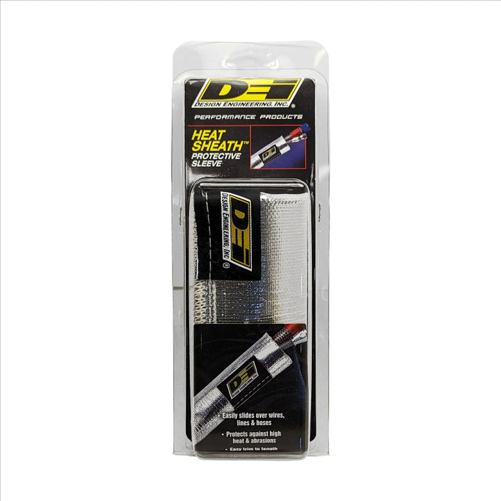 DEI Heat Sheath - 1-1/2in I.D. x 3ft - Aluminized (Sewn Edge), view 8