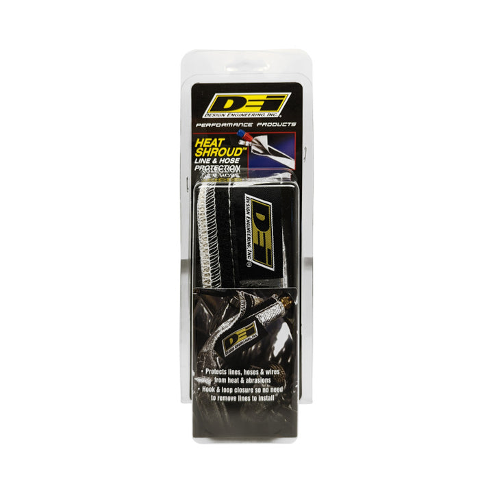 DEI Heat Shroud - 3/4in I.D. x 3ft - Aluminized (Hook-and-Loop Edge), view 4