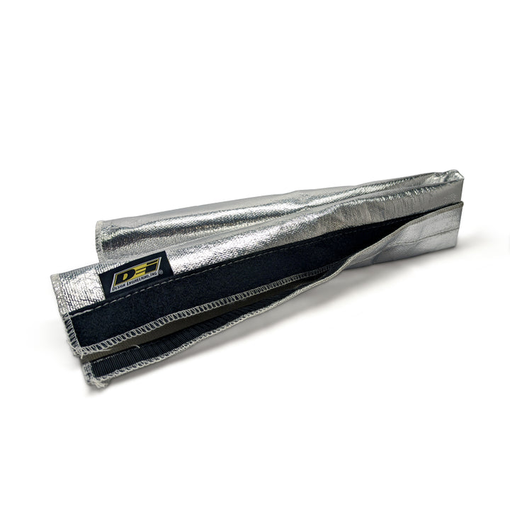 DEI Heat Shroud - 2.5in x 3ft - Aluminized (Hook-and-Loop Edge)