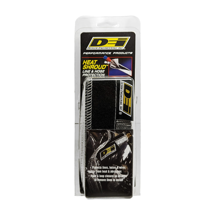 DEI Heat Shroud - 2.5in x 3ft - Aluminized (Hook-and-Loop Edge), view 5