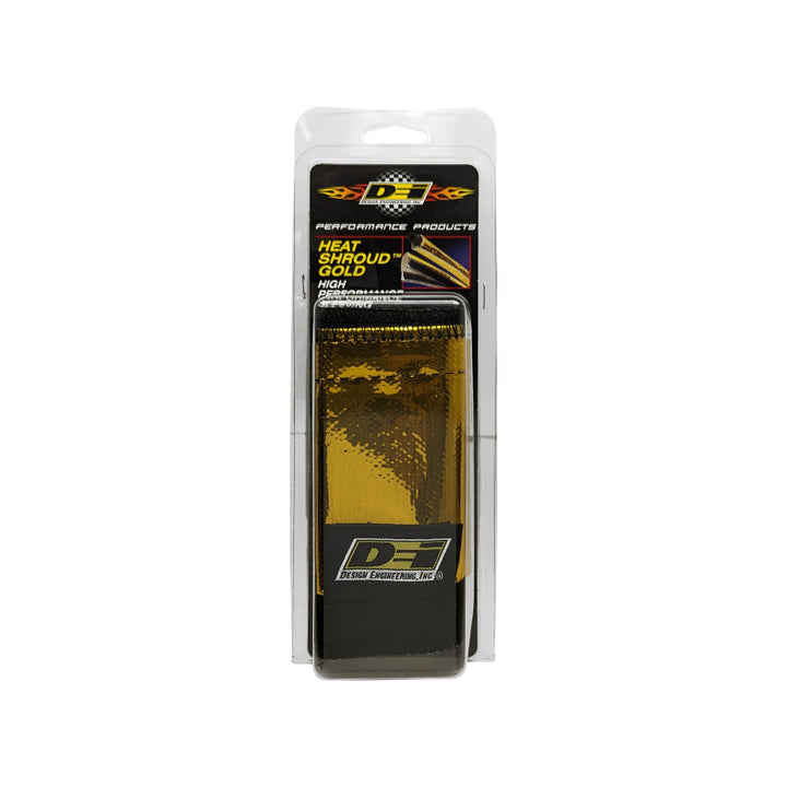DEI Heat Shroud GOLD - 0.5in to 1.25in I.D. x 3ft - Reflective Line Sleeving, view 6