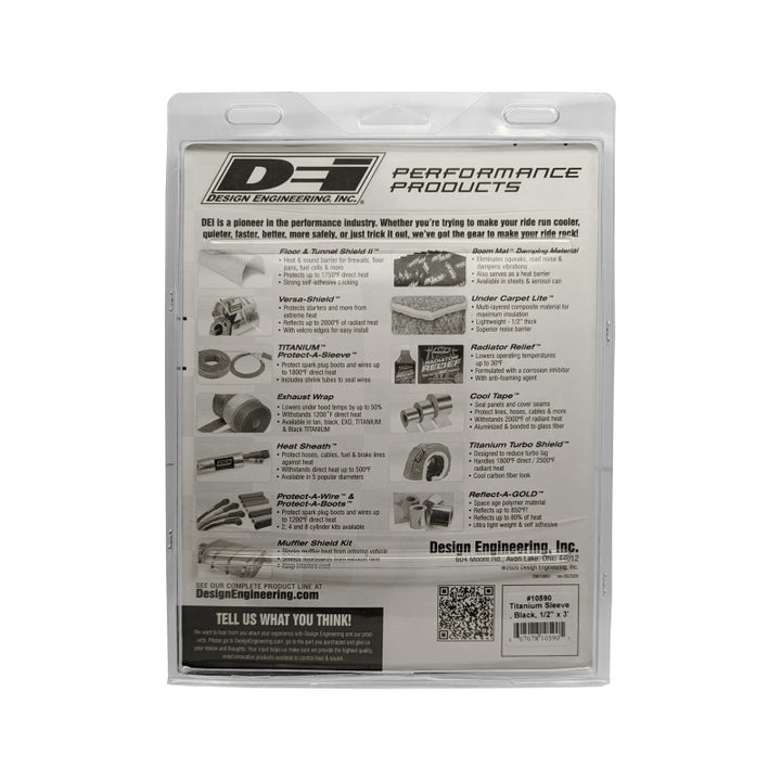 DEI Protect-A-Sleeve - 1/2in I.D. x 3ft - Titanium, view 7