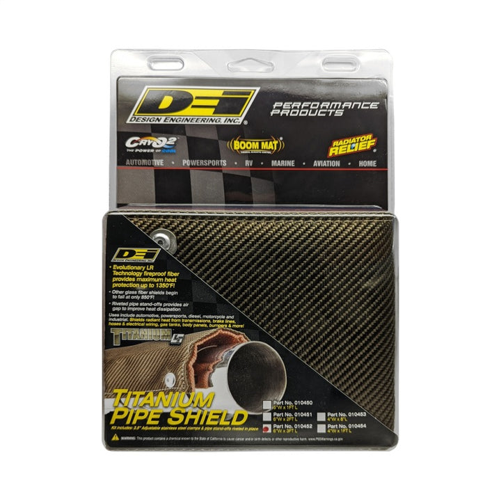 DEI Titanium Pipe Shield - Universal, 6 in x 36 in, view 4