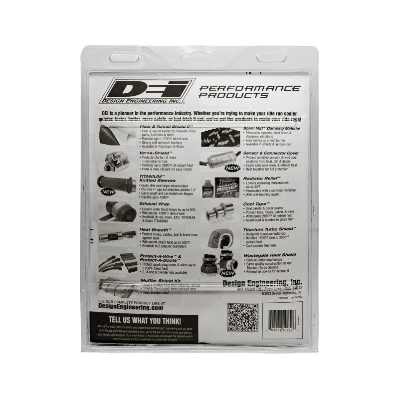 DEI Titanium Pipe Shield - Universal, 6 in x 36 in, view 6