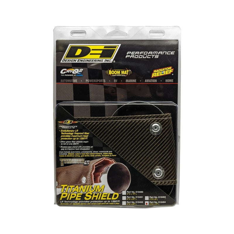 DEI Titanium Pipe Shield - Universal, 4 in x 12 in, view 6