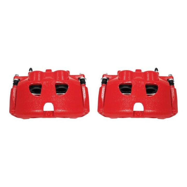 PowerStop Front Red Calipers with Brackets Pair for 10-17 Ford Expedition - OneFastShop