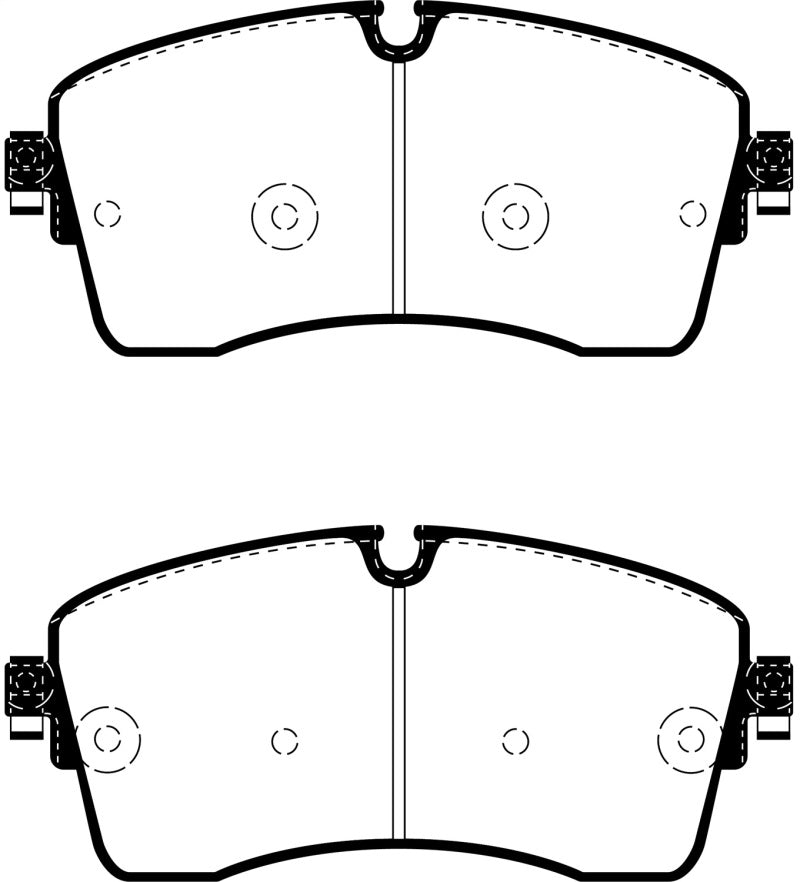 EBC Yellowstuff Front Brake Pads for 2018+ Jaguar E-Pace 2.0L Turbo (246)