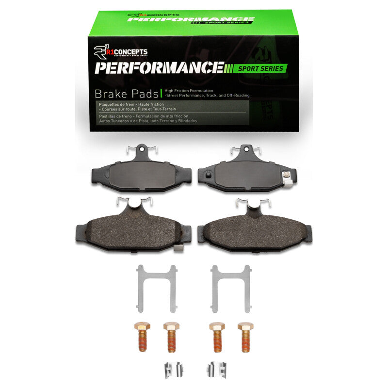 R1 1985-1997 Chevrolet Camaro Rear R1 Performance Sport Pads and Hardware Kit
