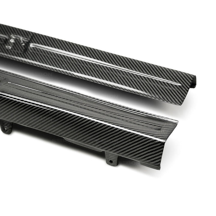 Seibon Carbon Fiber Door Sills for 09-10 Nissan GTR R35 (Pair) - OneFastShop
