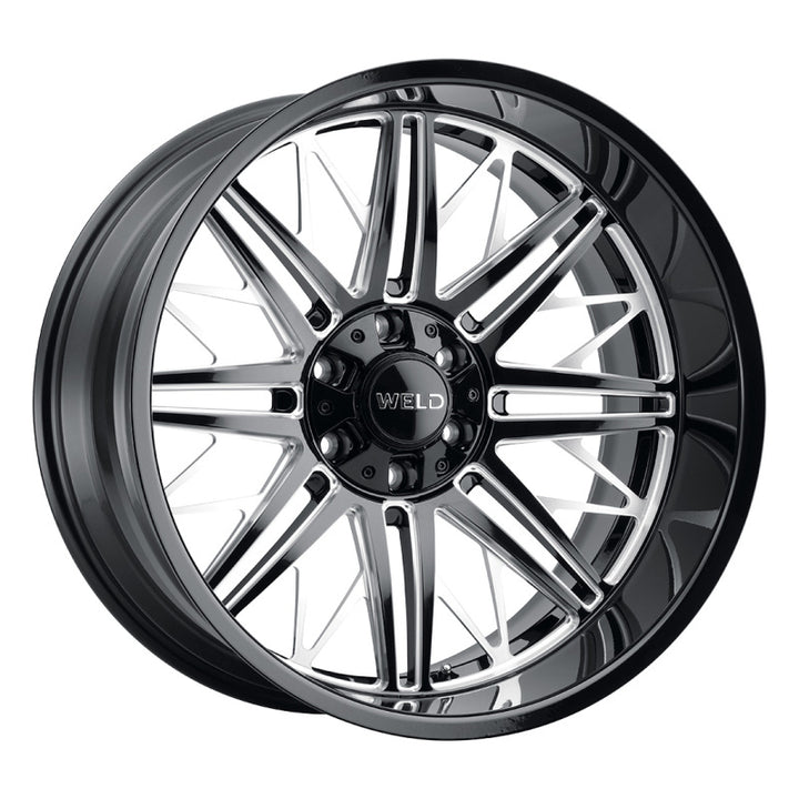Weld Off-Road W145 Cascade Wheel 22X12 8X180 Bolt Pattern ET-44 BS4.75 Gloss Black MIL 124.3 (124.3)