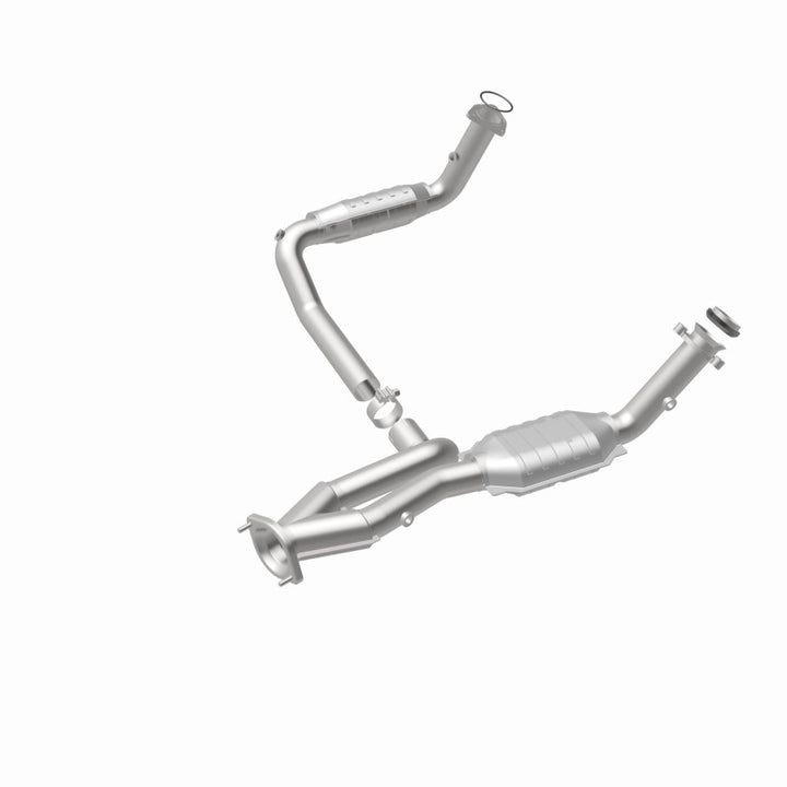 02-06 Cadillac Escalade / 02-06 Chevy Avalanche 5.3L Y-Pipe: Dual Converter for 2WD - Easy Install