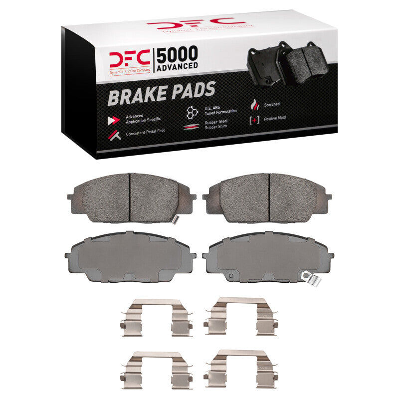 DFC 06-11 Honda Civic Sedan Front Advanced Ceramic Brake Pads and Hardware Kit