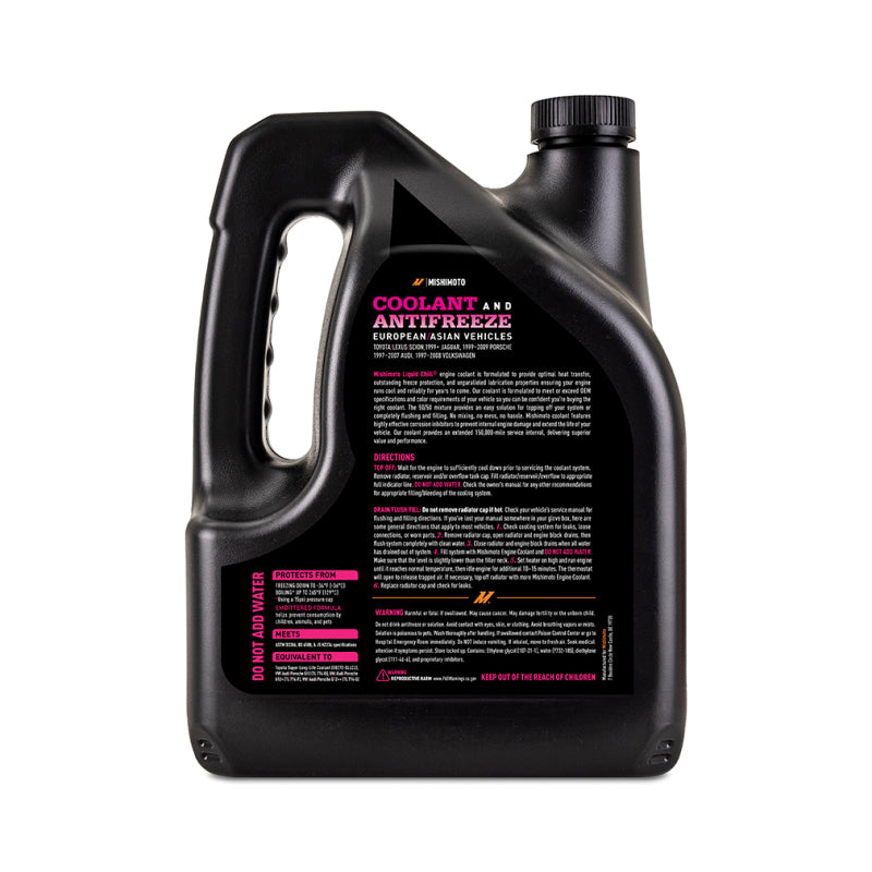 Mishimoto Liquid Chill EG Coolant Pink Red European Asian