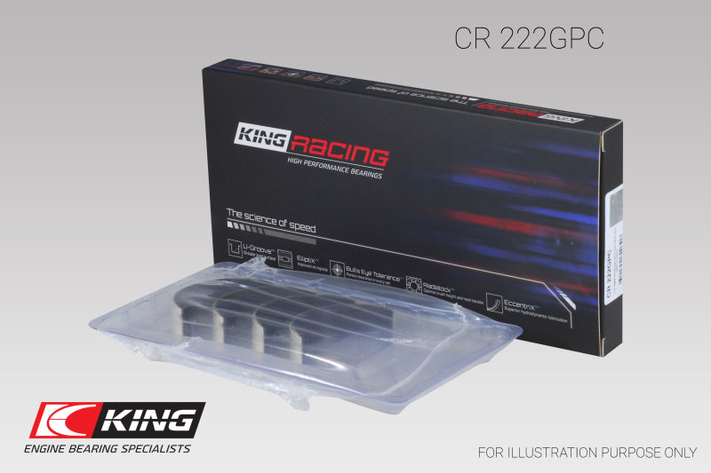 King Engine Bearings Rod Bearing Set - Size STD for BMW N55B30A