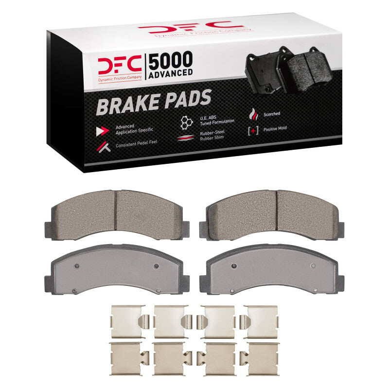 DFC 5000 Advanced Ceramic Front Brake Pads w/ Hardware - Ford F-150, Expedition, Lincoln Navigator 2010-2021
