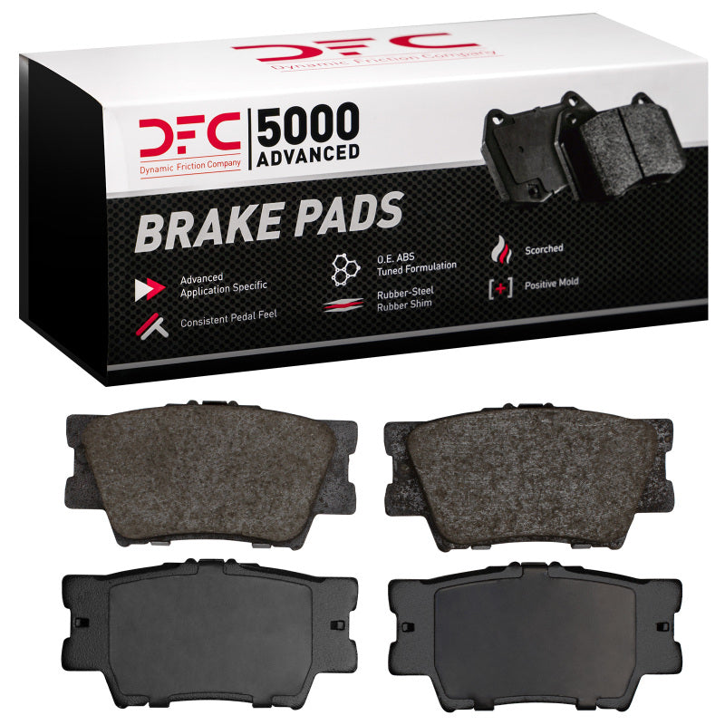 DFC 5000 Advanced Ceramic Rear Brake Pads - Toyota Camry, RAV4, Lexus ES 2006-2024