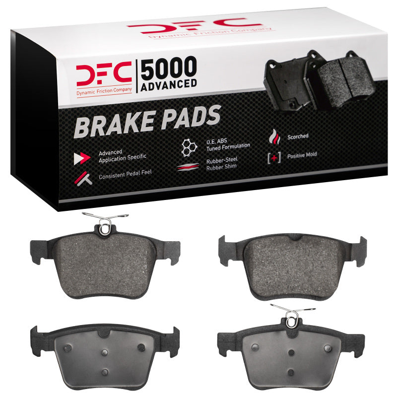 DFC 5000 Advanced Ceramic Rear Brake Pads - Audi A3 / S3 / A3 Quattro / VW Jetta / Atlas / Jetta GLI 2015-2025