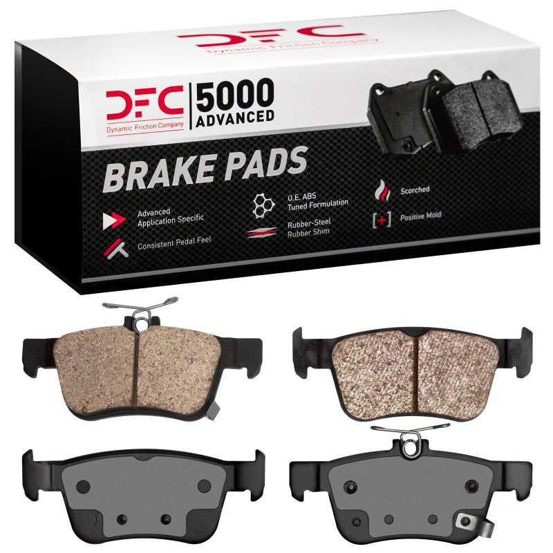 DFC 5000 Advanced Ceramic Rear Brake Pads - Honda Civic, Acura RDX 2016-2026
