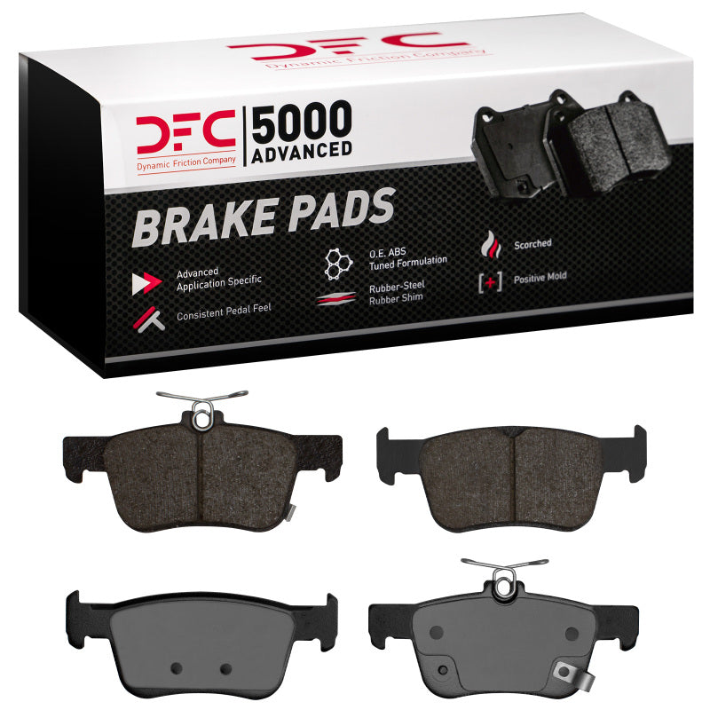 DFC 5000 Advanced Ceramic Rear Brake Pads - Acura Integra & Honda Accord, Civic Si 2018-2026