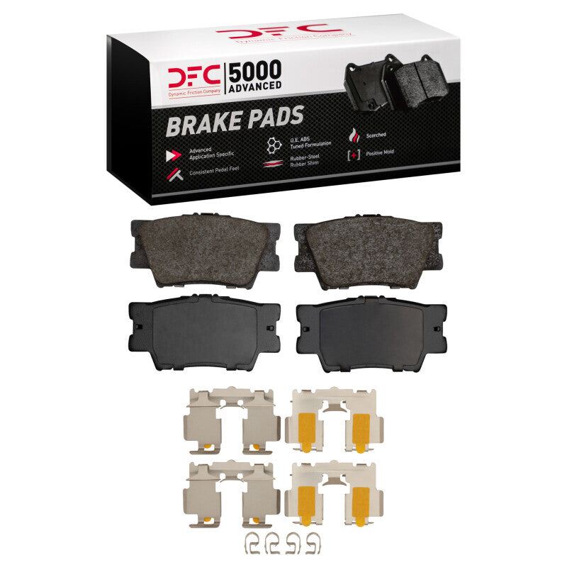 DFC 5000 Advanced Ceramic Rear Brake Pads w/ Hardware - Toyota Camry/Avalon, Lexus ES 2007-2024