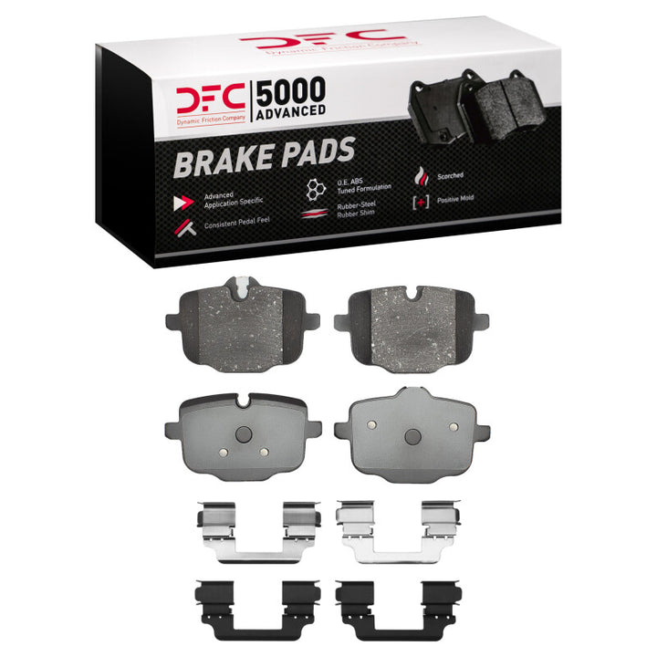 DFC 5000 Advanced Ceramic Rear Brake Pads with Hardware - BMW X5 / X6 2016-2022
