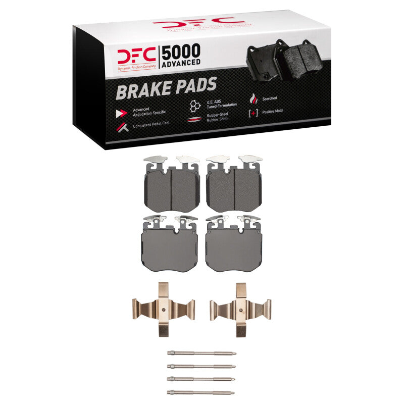 DFC 5000 Advanced Low-Met Front Brake Pads w/ Hardware - BMW 540i, 740i, 840i, X5 2016-2022