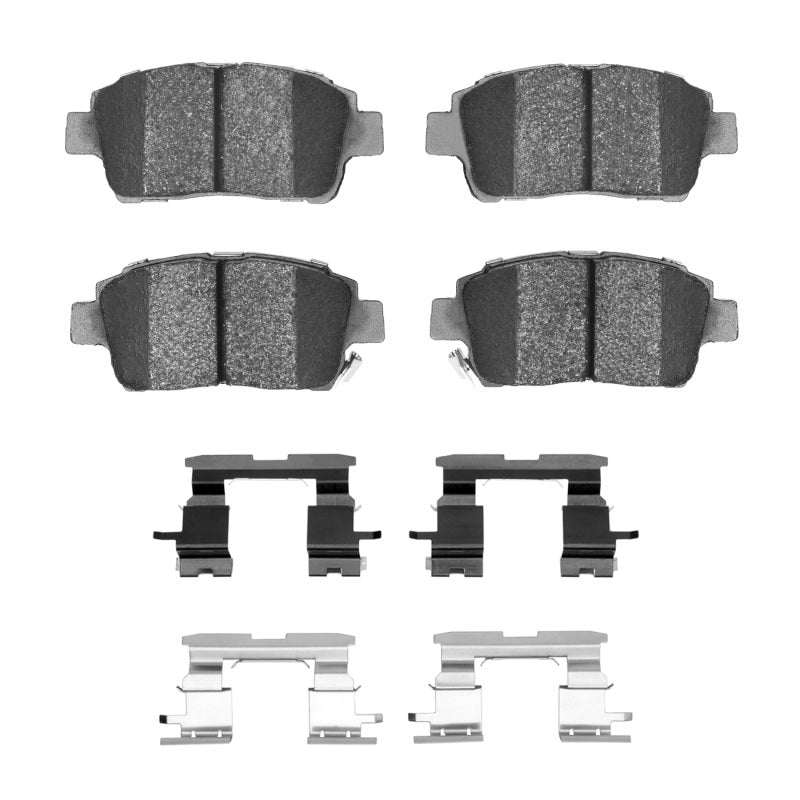 DFC Active Performance Low-Metallic Front Brake Pads with Hardware - Toyota MR2 Spyder / Prius / Echo / Scion xA / xB / iQ 2000-2015