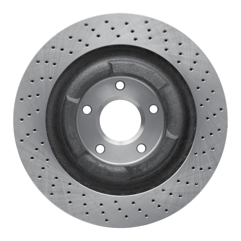 DFC Drilled Brake Front Rotor - Chevrolet Corvette Z06 / Grand Sport / 427 2006-2013, view 2