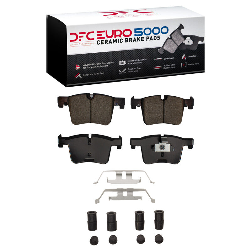 DFC Euro 5000 Ceramic Front Brake Pads w/ Hardware - BMW 3-Series, 4-Series, X3, X4 2011-2021
