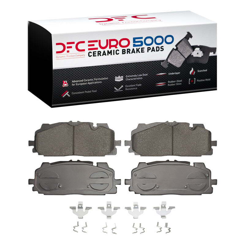 DFC Euro 5000 Ceramic Front Brake Pads w/ Hardware - Audi S4, S5, SQ5, Q7, Q8 2017-2026