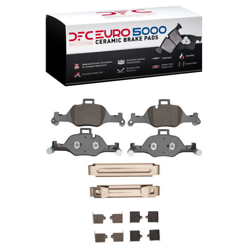 DFC Euro 5000 Ceramic Front Brake Pads w/ Hardware - BMW 330i, 430i, 530i, X5, X6, i4 2017-2026