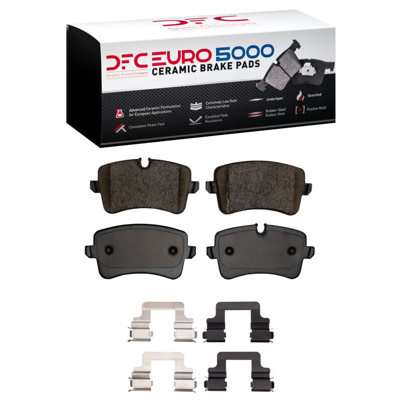DFC Euro 5000 Ceramic Rear Brake Pads - Audi A6, A7, A8 & Porsche Macan 2011-2025 w/ Hardware