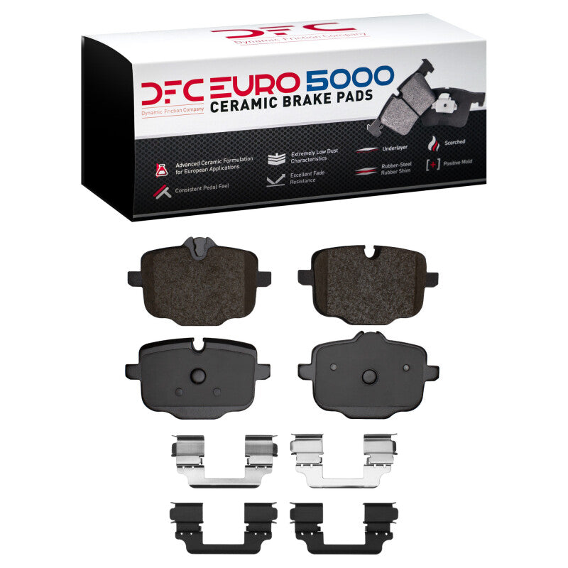 DFC Euro 5000 Ceramic Rear Brake Pads with Hardware - BMW M2 / M3 / M4 / X3 2016-2026