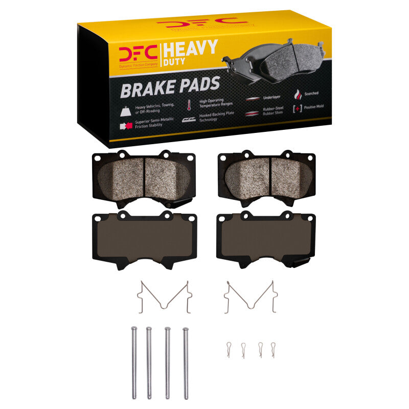 DFC Heavy Duty Front Brake Pads w/ Hardware - Toyota Tacoma, 4Runner & Tundra 2000-2025