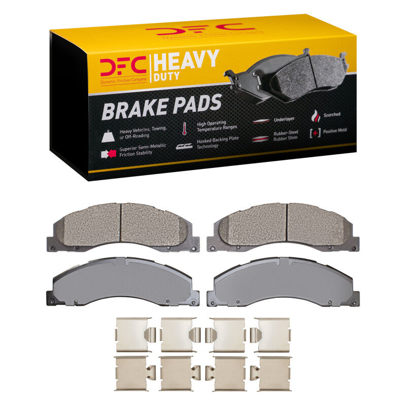 DFC Heavy Duty Front Brake Pads w/ Hardware - Ford E-150, E-250 & E-350 Super Duty 2008-2025