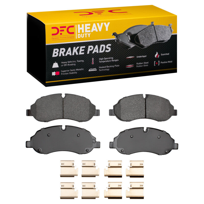 DFC Heavy Duty Front Brake Pads w/ Hardware - Ford Transit-150, 250, 350 2015-2026