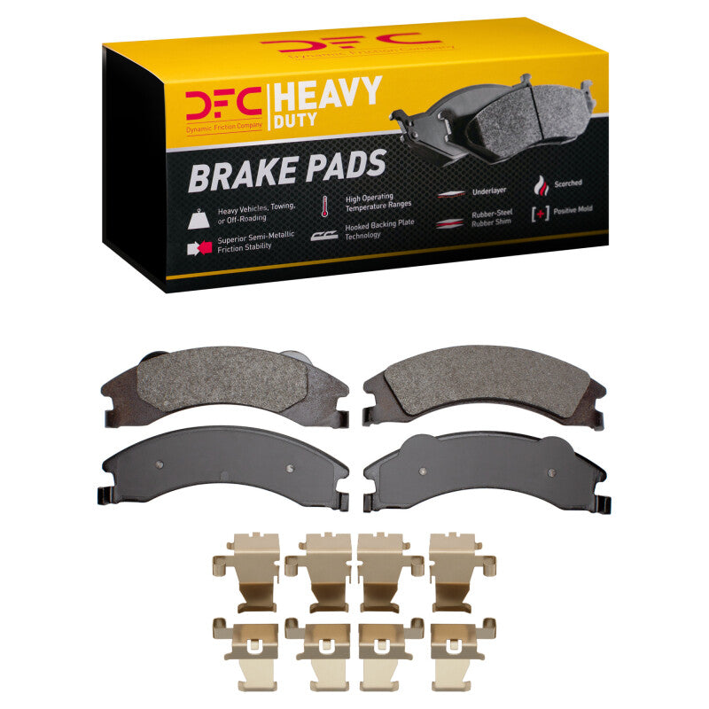DFC Heavy Duty Rear Brake Pads w/ Hardware - Ford E-150, E-250, E-350 Super Duty 2008-2025