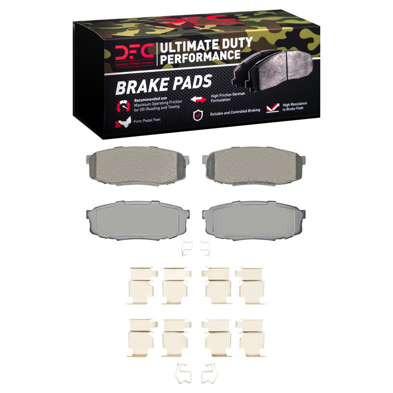 DFC OE Replacement Rear Brake Pads - Toyota Tundra / Land Cruiser / Sequoia / Lexus LX570 2007-2022