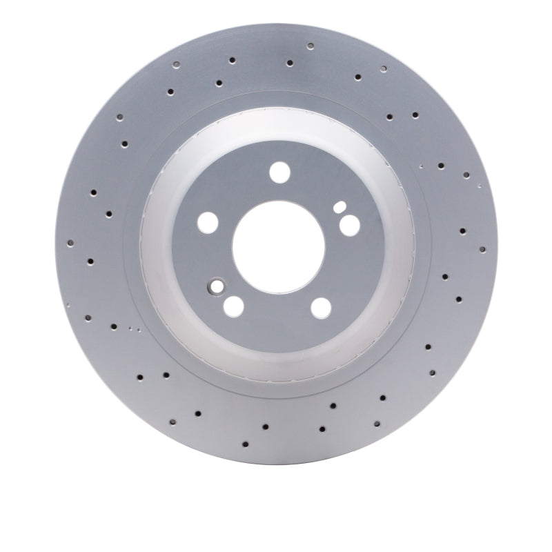 DFC Rear Drilled Hi-Carbon Geomet-Coated Rotor - Mercedes-Benz S550 2014-2021