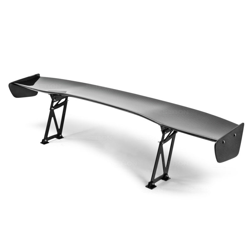 Seibon GT Carbon Fiber Rear Spoiler - Universal (70.5in Wide)