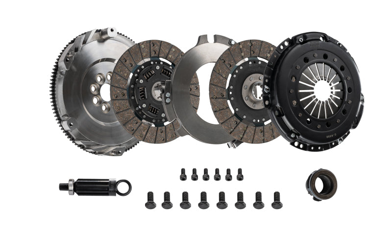 DKM MS Twin-Disc Clutch Kit with Steel Flywheel - BMW E36 M3 (1995-1999)