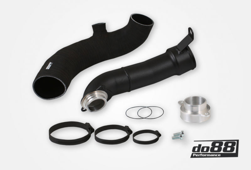 do88 Turbo Inlet Pipe Kit for OEM 41mm Turbos - BMW S55 (F8x) 2015-2020 - Black