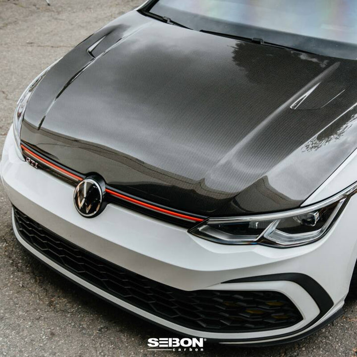 Seibon TM-Style Carbon Fiber Hood for Volkswagen Golf GTI/R 22-23